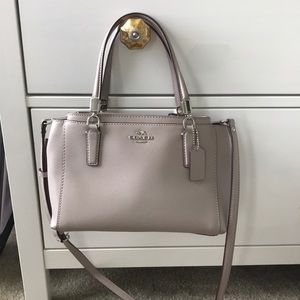 Coach grey satchel brand new